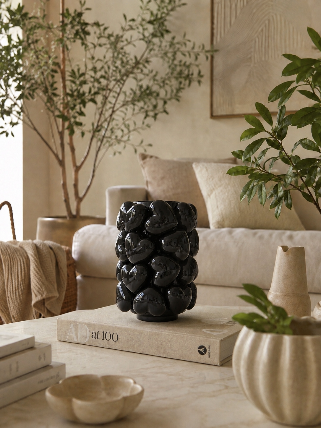 Heart Sculpture Vase